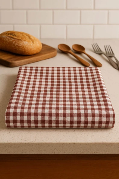 Zefira 170x170 cm Balkon, Piknik, Mutfak Masa Örtüsü & Yer Sofra Bezi - 8