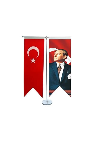 Süpertrend Kırlangıç Atatürk masa bayrağı