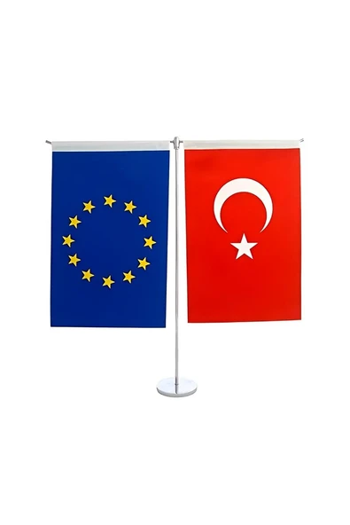 Süpertrend T- Tipi Devlet Masa Bayrağı (15'lik) - 1