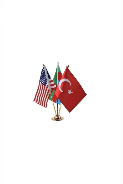 Süpertrend Gold Üçlü Masa Bayrağı