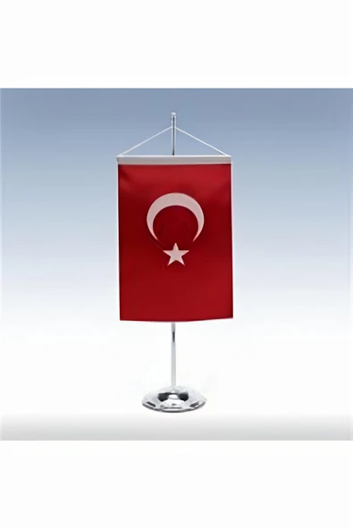 Süpertrend Kancalı Tekli Masa Bayrak Direği - 2