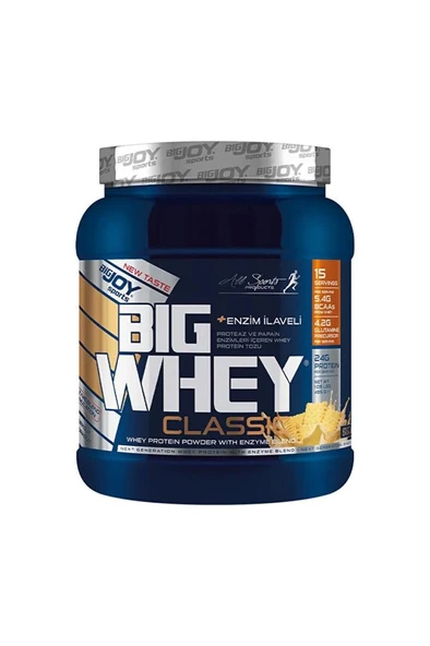Bigjoy Sports Whey Protein Big Whey Classic 15 Servis 495gr Bisküvi Aromalı ürün görseli 1