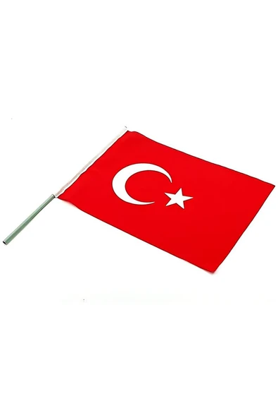 Süpertrend Sopalı Kumaş Türk Bayrağı 30x45 cm - 2