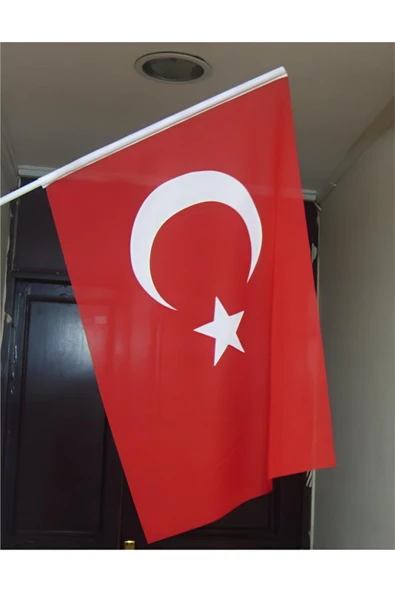 Süpertrend Sopalı İnce  kumaş Bayrak 50x75 cm (achel) - 2