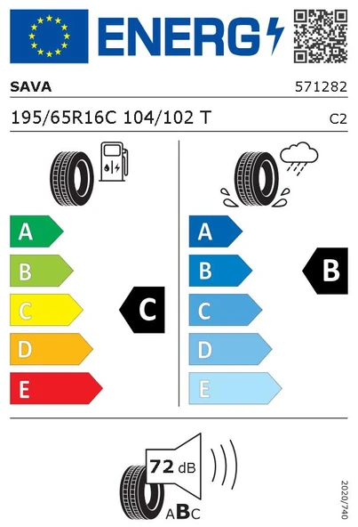 195/65R16C 104/102T TRENTA 2 SAVA - 2