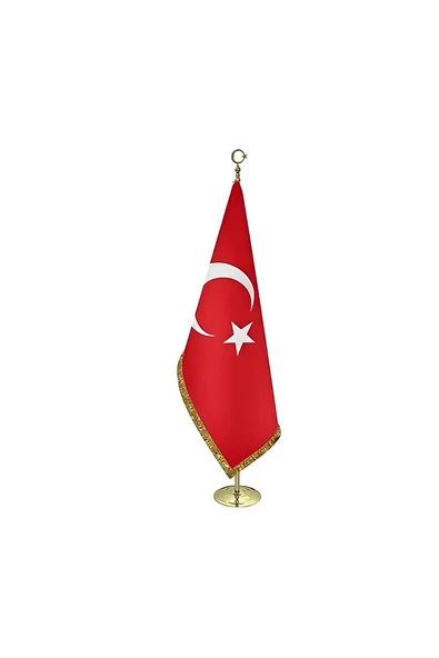 Süpertrend Sarı Makam Bayrağı 225 cm (SİMLİ ) - 1