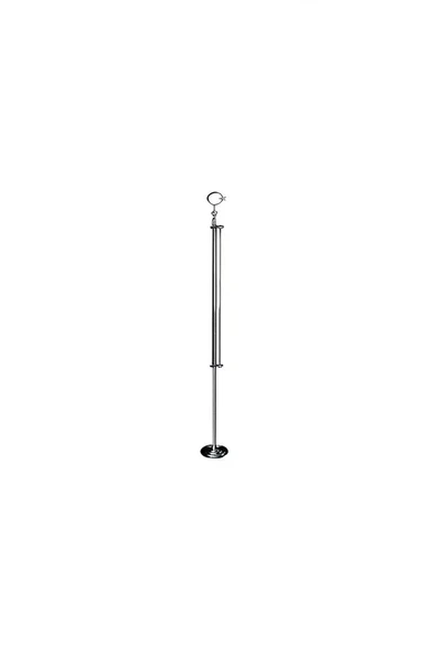 Süpertrend Krom Makam Bayrak direği 240 cm (Çubuklu )