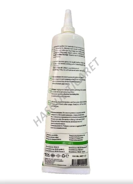 HSGL Tırpan ve Diğer Makinalar Dişli Gres Yağı 2x150 ml   2 adet tüp - 5