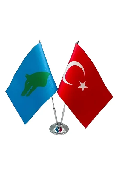 Süpertrend Türk & Göktürk Masa Bayrağı - 1