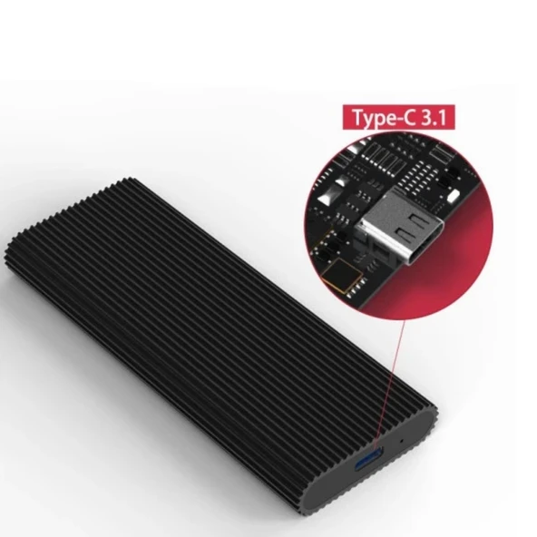 Codegen Codmax CDG-SSD-10BC Type C USB 3.1 Bellek, NVME M2 SSD Alüminyum Harici Harddisk Kutusu - 3