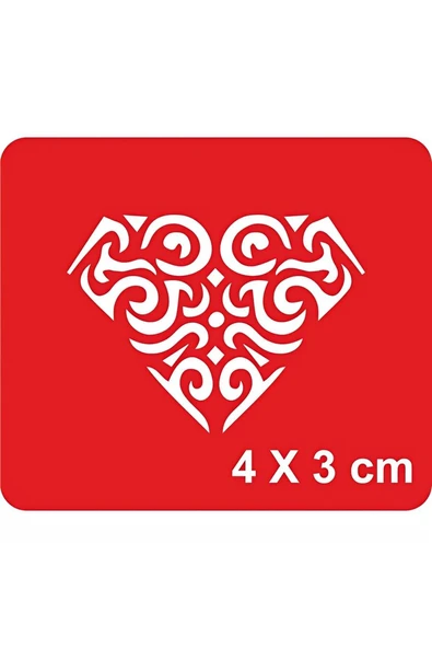 Süpertrend Elmas-3 Tattoo Geçici Dövme Şablonları Kına Kalıpları