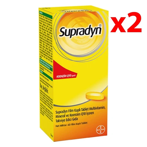 Supradyn Daily Koenzim Q10 60 Tablet 2'li