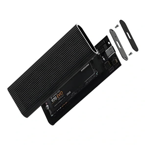 Codegen Codmax CDG-SSD-10BC Type C USB 3.1 Bellek, NVME M2 SSD Alüminyum Harici Harddisk Kutusu - Resim 3