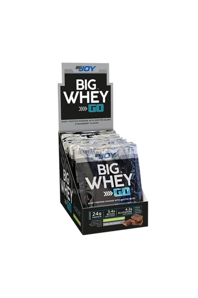 Bigjoy Sports Big Whey Go Whey Protein Tozu Tekli Sachet Çikolata Aroma 15 Servis