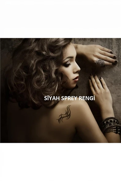 Süpertrend Zaman Saat  Tattoo Geçici Dövme Şablonları Kına Kalıpları - 2