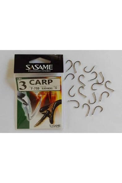 Sasame Carp F-759 Serisi Olta İğnesi No:3 - 1