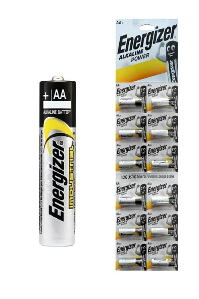 Energizer Alkalin Power Kalem Pil 12 Adet Kartela AA1 - 3