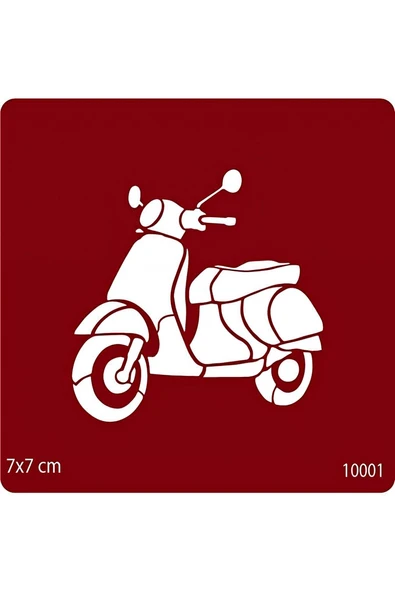 Süpertrend Mobilet Motor Geçici Dövme Şablonu Kına Kalıpları