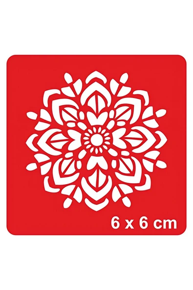 Süpertrend Mandala 362 Tattoo Geçici Dövme Şablonları Kına Kalıpları