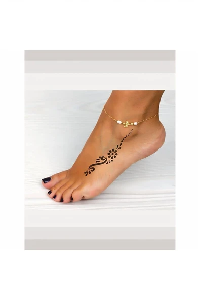 Süpertrend Kına Motifi 60 Tattoo Geçici Dövme Şablonları Kına Kalıpları - 2
