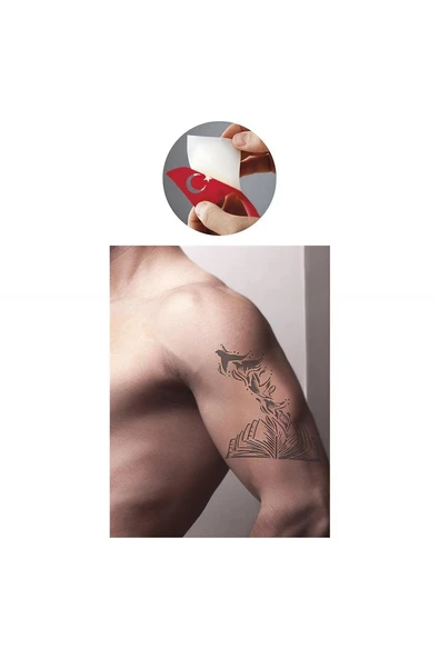 Süpertrend Kitap Ve Kuşlar Tattoo Geçici Dövme Şablonları Kına Kalıpları - 2