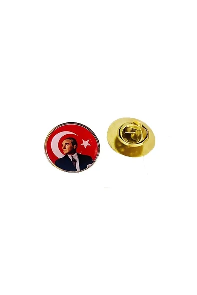 Kruvazör Atatürk Sivil Bayraklı Rozet (35'Li)