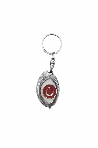 Kruvazör Bayraklı Göz Anahtarlık