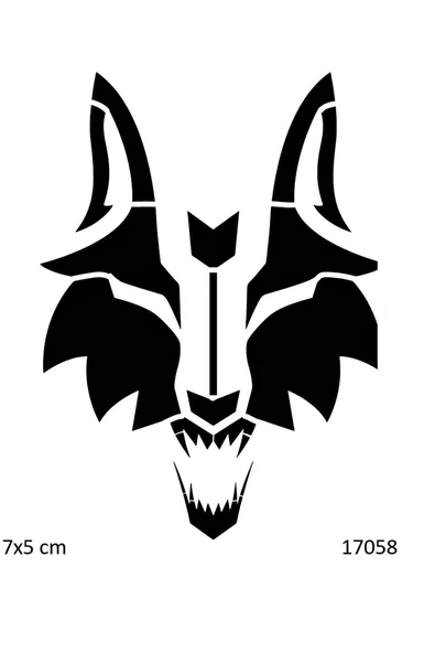 Süpertrend Kadim Kurt Geçici Dövme Şablonu