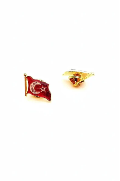 Kruvazör Ayyıldız Taşlı Bayrak Rozeti (30 'lu)
