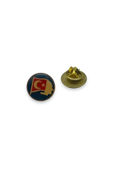Kruvazör Atatürk Rozeti-(Gökmavi) (30'lu)