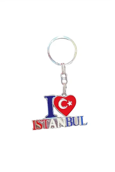 Kruvazör I Love İstanbul Anahtarlık