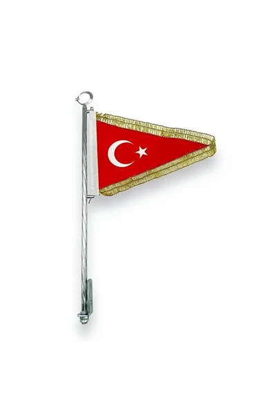 Kruvazör Otofors Krom Araç Bayrak Direği