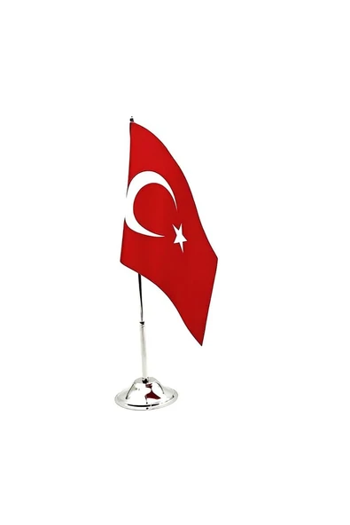 Kruvazör Krom Türk Masa Bayrağı
