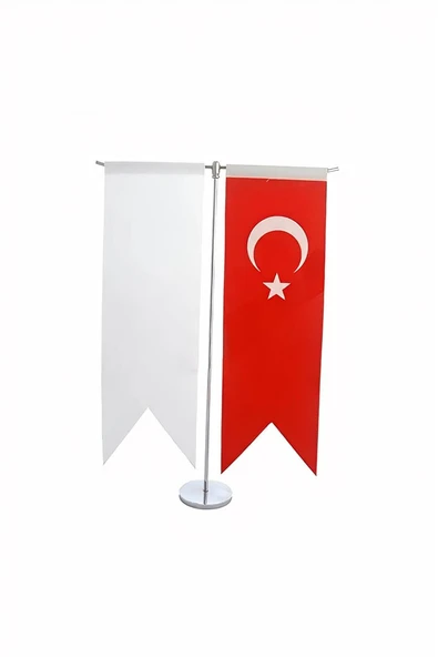 Kruvazör Kırlangıç Beyaz Masa Bayrağı (10-luk) (Süblimasyon)