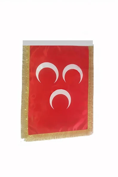 Kruvazör Kırmızı Üçhilal Sancak Bayrağı (100x150 )