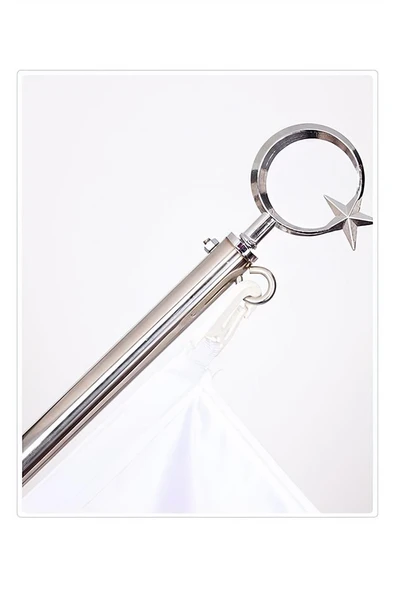 Kruvazör Klasik Duvar Tipi Bayrak Direği (120 cm Boy) - 3