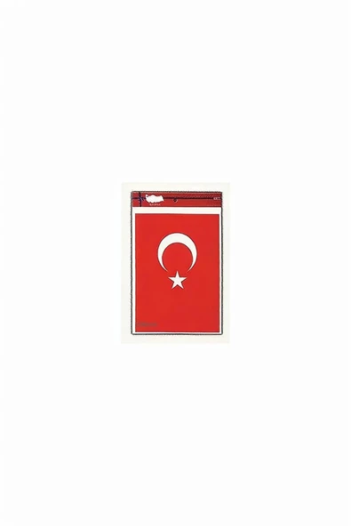 Kruvazör Laser Sticker Bayrak 25x35 cm (10'lu)