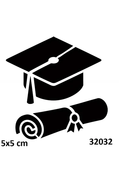 Süpertrend Diploma Kep Mezuniyet Dövmesi Geçici Dövme Kalıbı