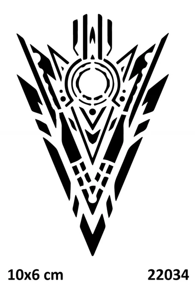 Süpertrend Tribal Kol Dövmesi Geçici Dövme Deseni