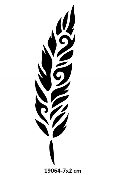 Süpertrend Tribal Özgür Tüy Geçici Dövme Şablonu