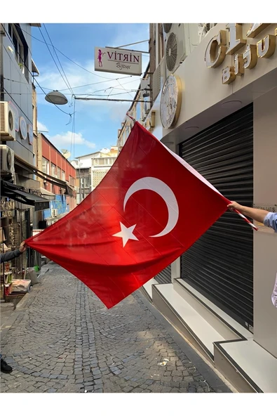 Kruvazör Türk Bayrağı 150x225 cm - 3