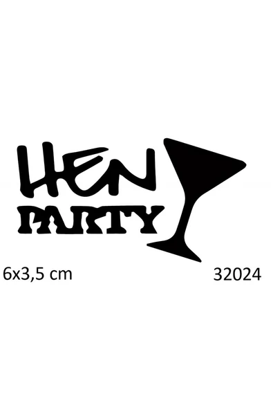 Süpertrend Hen Party Bekarlığa Veda Partisi Dövmesi Geçici Dövme Şablonu