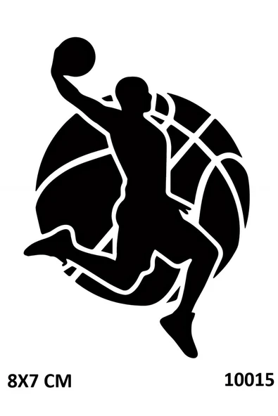 Süpertrend Basketbol Sporcu Modeli Geçici Dövme Şablonu