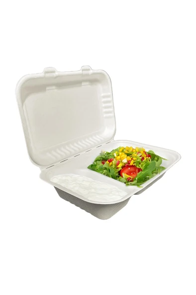 Kruvazör  Roll-up Nature Dreams Ekolojik 2 Gözlü Kendinden Kapaklı Kap 25x16cm 25 Adet - 2