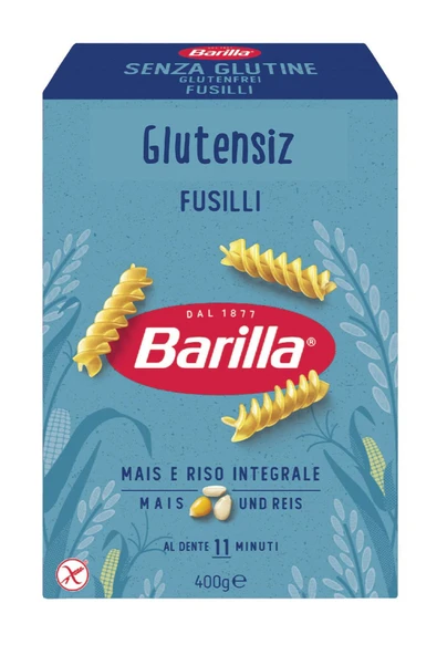 Barilla Glutensiz Burgu (FUSİLLİ) Makarna 400 gr X 3 Adet - 2