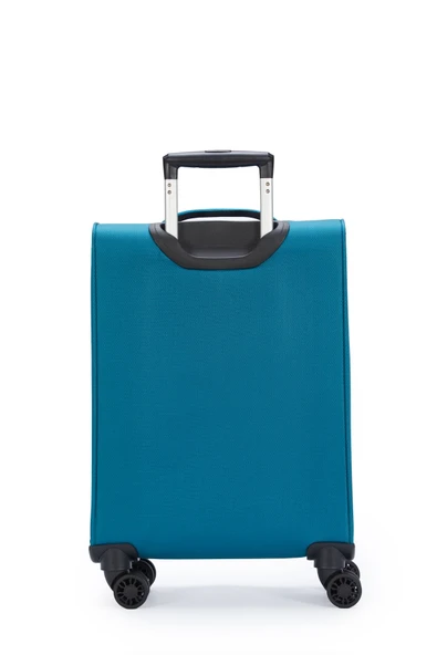 Pierre Cardin Ultra Light Kumaş Kabin Boy Valiz Petrol PC7050 - Resim 4