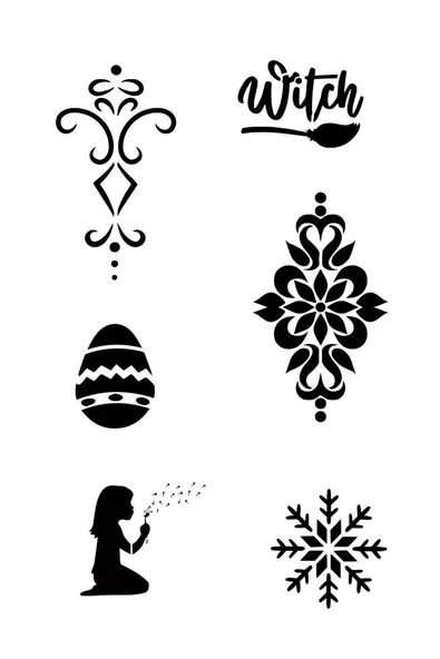 Süpertrend Çiçek ve Kar Tanesi Geçici Dövme Kalıpları Tattoo Stencil Modelleri - 2