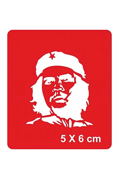 Kruvazör Che Guevara Tattoo Geçici Dövme Şablonları Kına Kalıpları