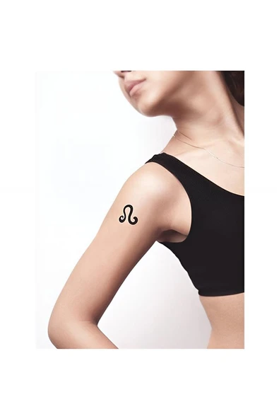 Kruvazör Aslan Burcu Tattoo Geçici Dövme Şablonları Kına Kalıpları - 2