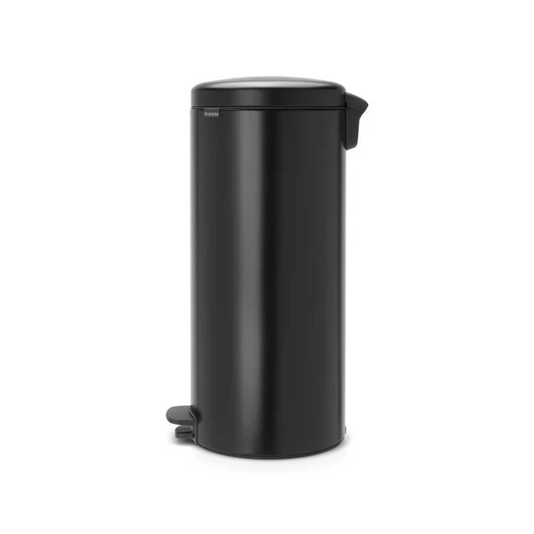 Branbantıa Newıcon Matt Black Pedallı Çöp Kutusu 30 lt - 2
